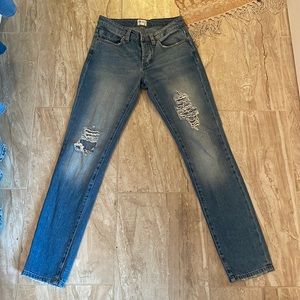 Asos Low Rise Mom Jeans